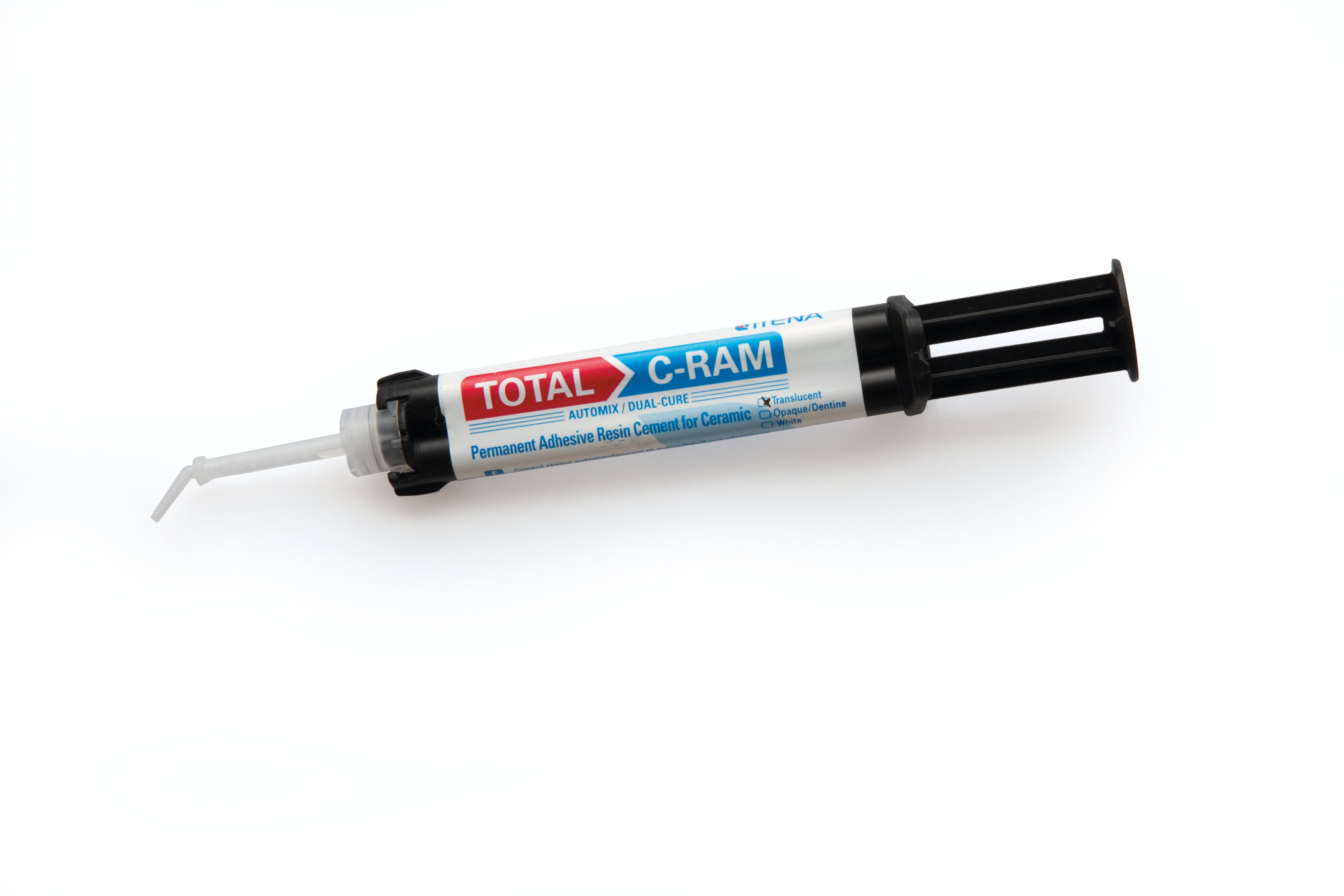 Itena TTCRAM-TR TotalC-Ram Dental Cement Syringe Translucent 8gm Itena TTCRAM-TR TotalC-Ram Dental Cement Syringe Translucent 8gm